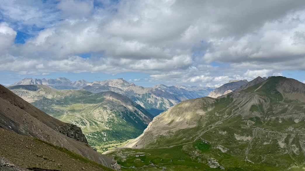 Panorama vom Col de la Bonette