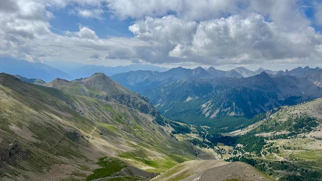 Bergpanorama am Col de la Bonette