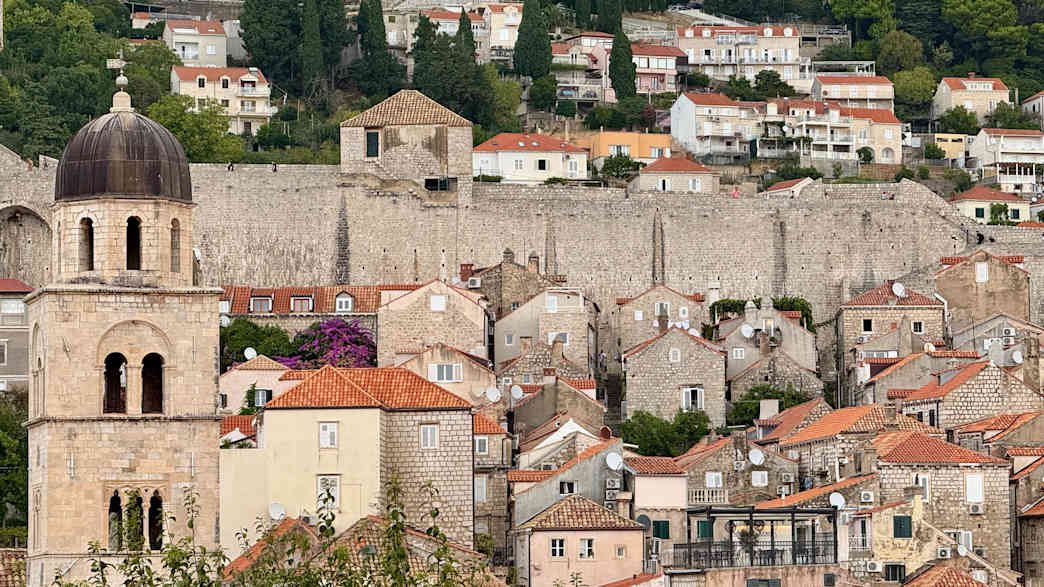 Blick auf die Altstadt von Dubrovnik in Kroatien.
