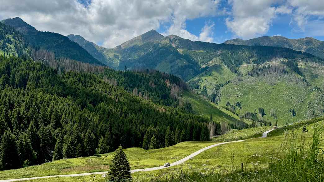 Landschaft am Manghenpass