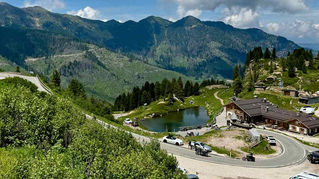 Passhöhe am Manghenpass