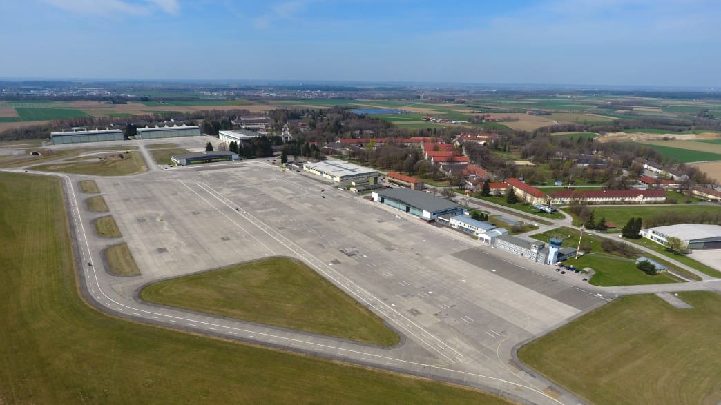 Drohnenaufnahme des ADAC Testgeländes in Penzing