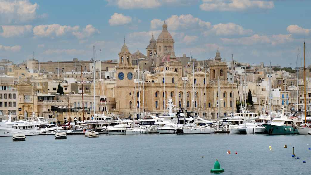 Stadtansicht von Valletta, die Hauptstadt von Malta