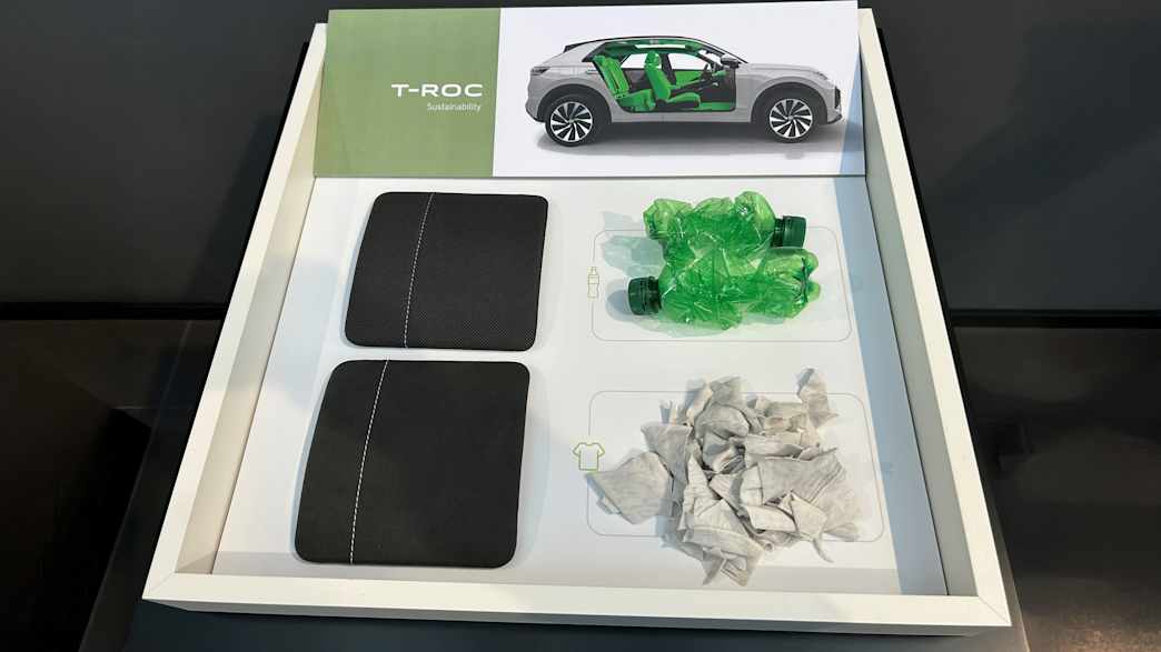 Materialien der Sitze des VW T-Roc