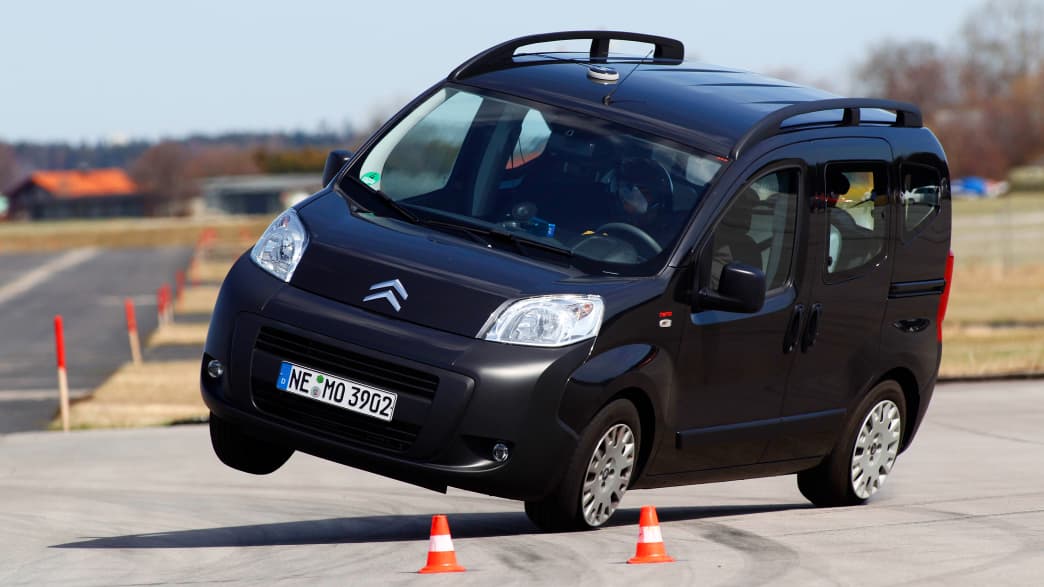Citroen Nemo beim Ausweichtest