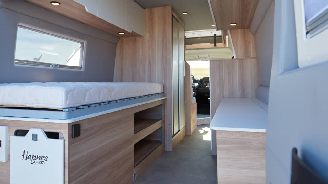 Innenraum des Hannes Camper
