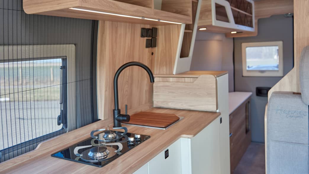Küchenzeile im Hannes Camper