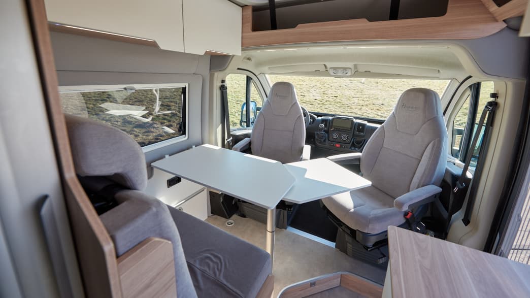 Sitzgruppe im Hannes Camper