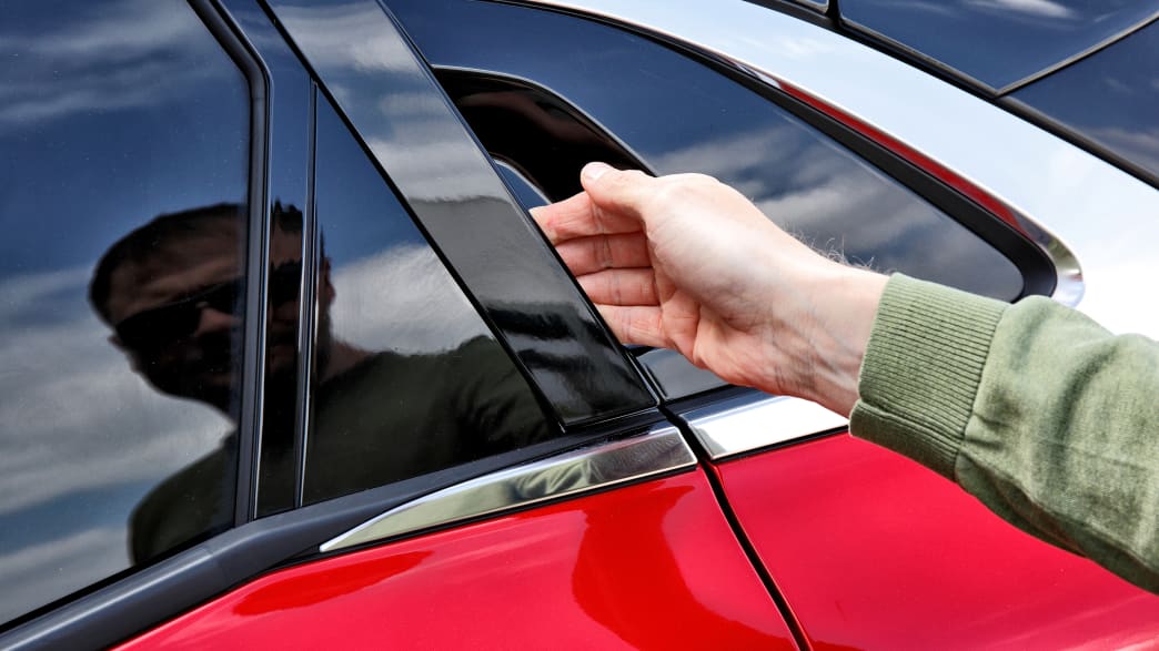 Aufnahme des Türgriffs des Renault Megane E-Tech