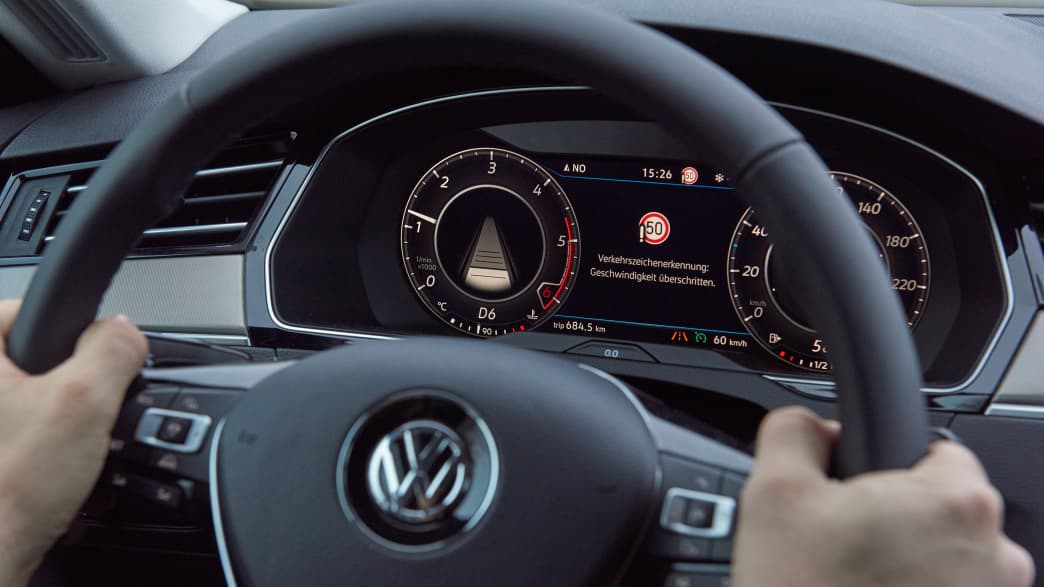 Geschwindigkeitsassistent im Test