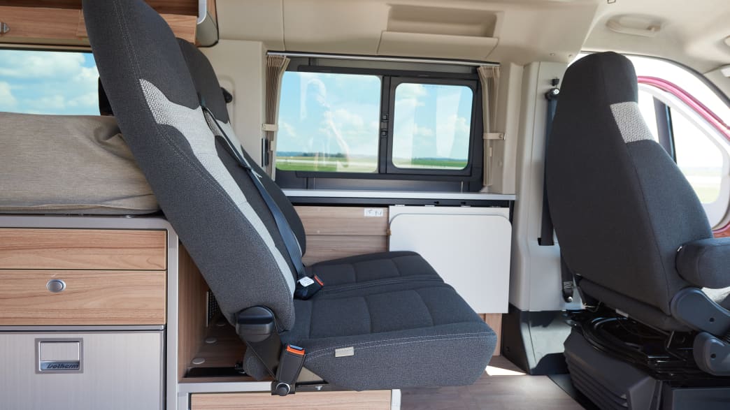 Sitzbank im Hymer Sydney