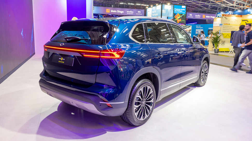 Heckansicht eines Togg T10X auf der IAA 2025 in München.