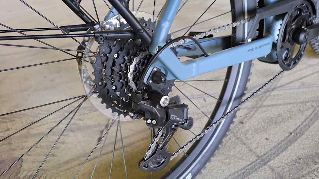 Neungängige CUES-Kettenschaltung des E-Bike Kalkhoff Entice L Season