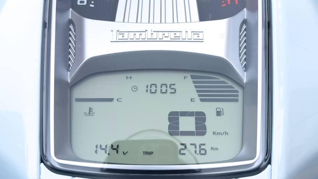 Display der Lambretta X125