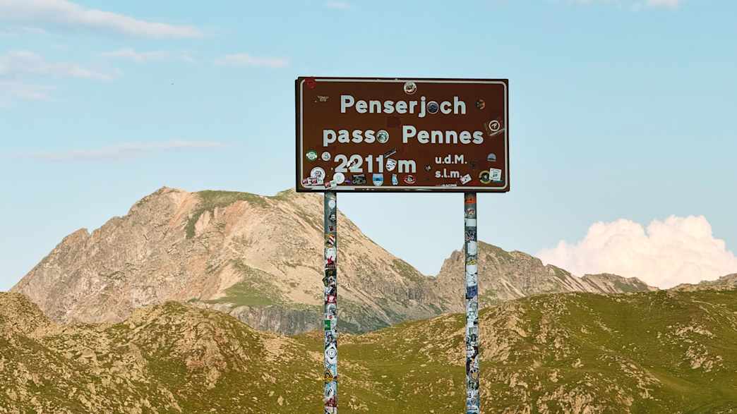 Motorrad Tour durch Italien Penserjoch