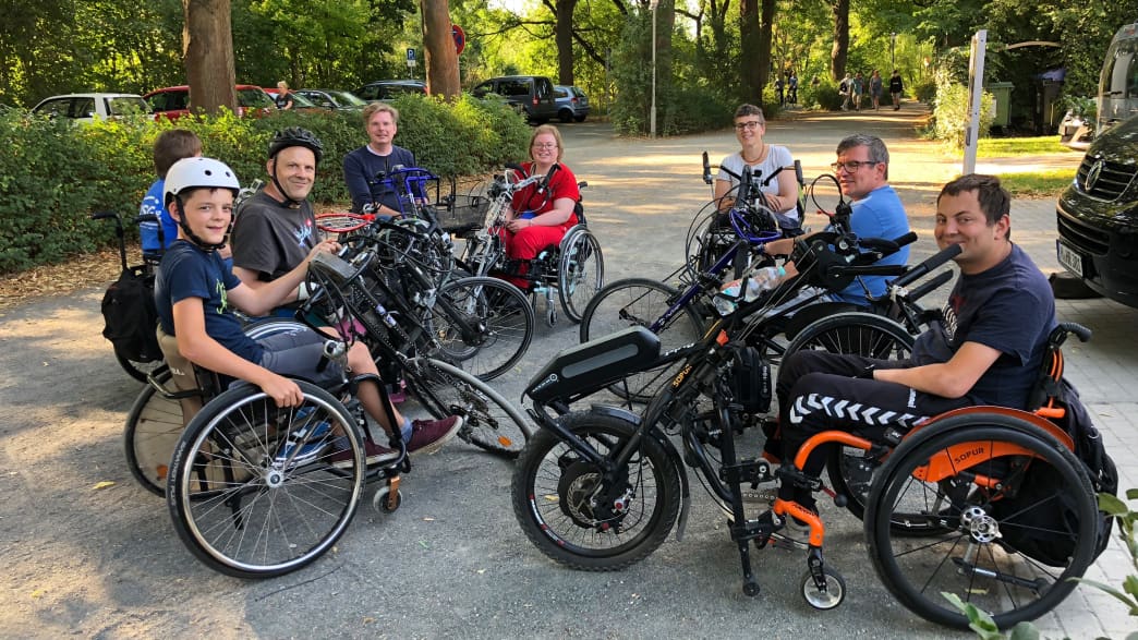 Die Handbiker der RSG Hannover