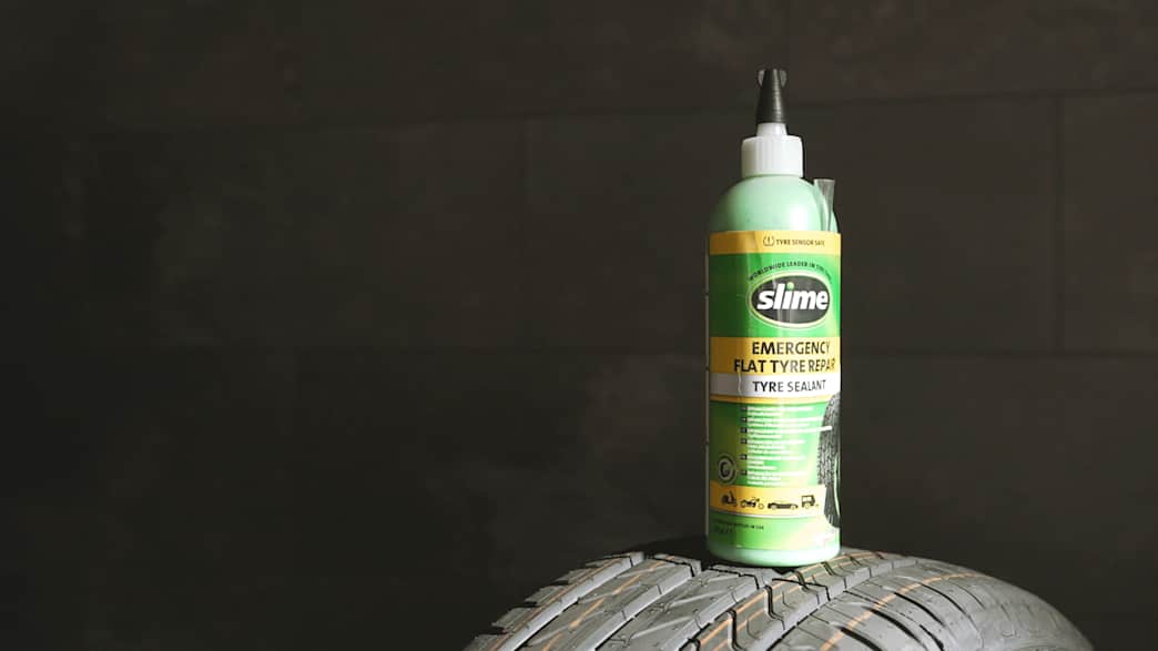 Reifendichtmittel Produkte im TCS Vergleich Slime Emergency