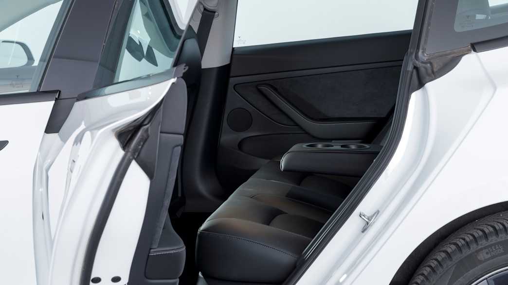 Rückbank vom Tesla Model 3