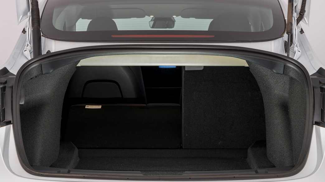 Kofferraum von Tesla Model 3