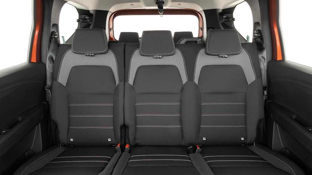 Detail des Dacia Jogger der Rücksitzbank