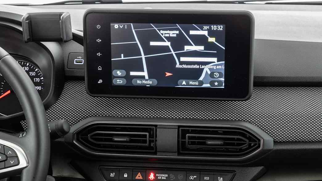 Der Boardcomputer des Dacia Jogger