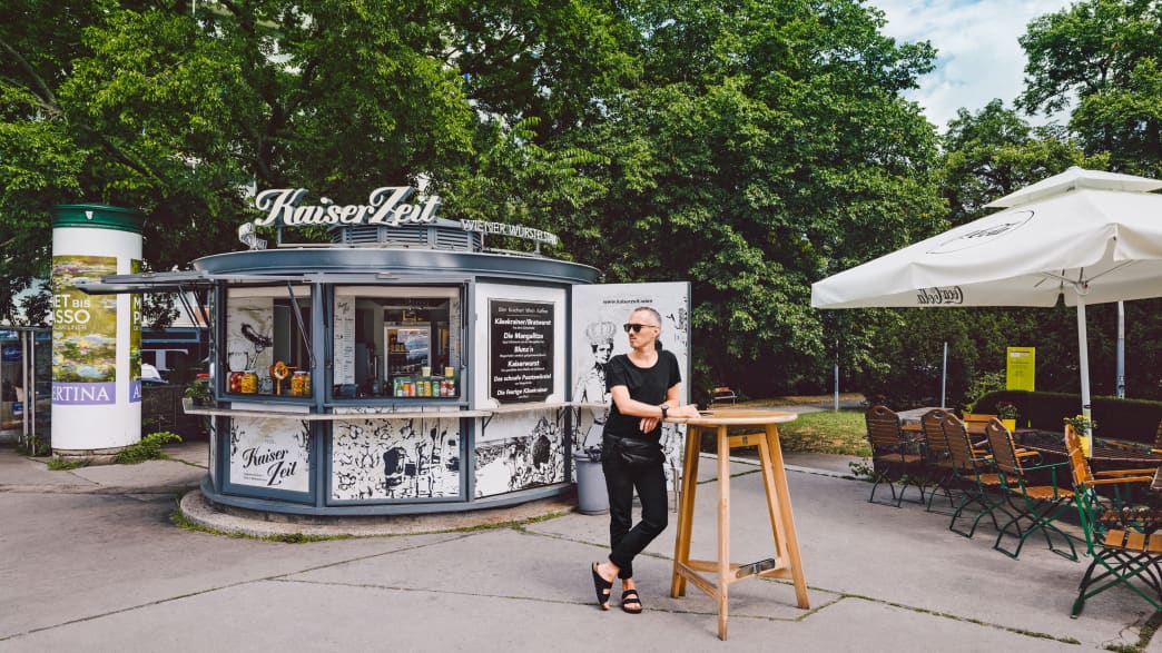 Würstelstand Kaiserzeit in Wien