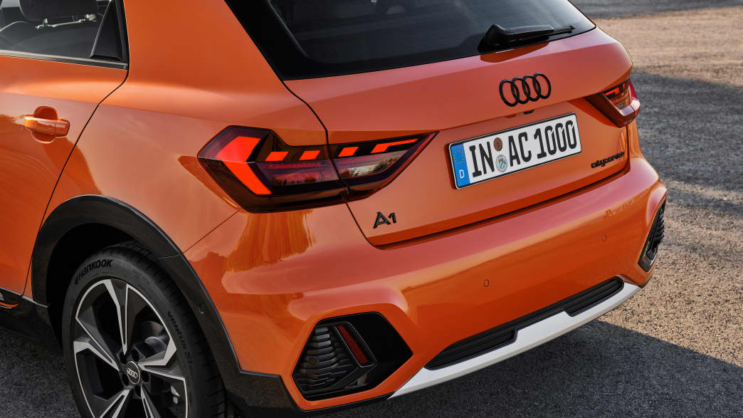 Heck des Audi A1 Citycarver