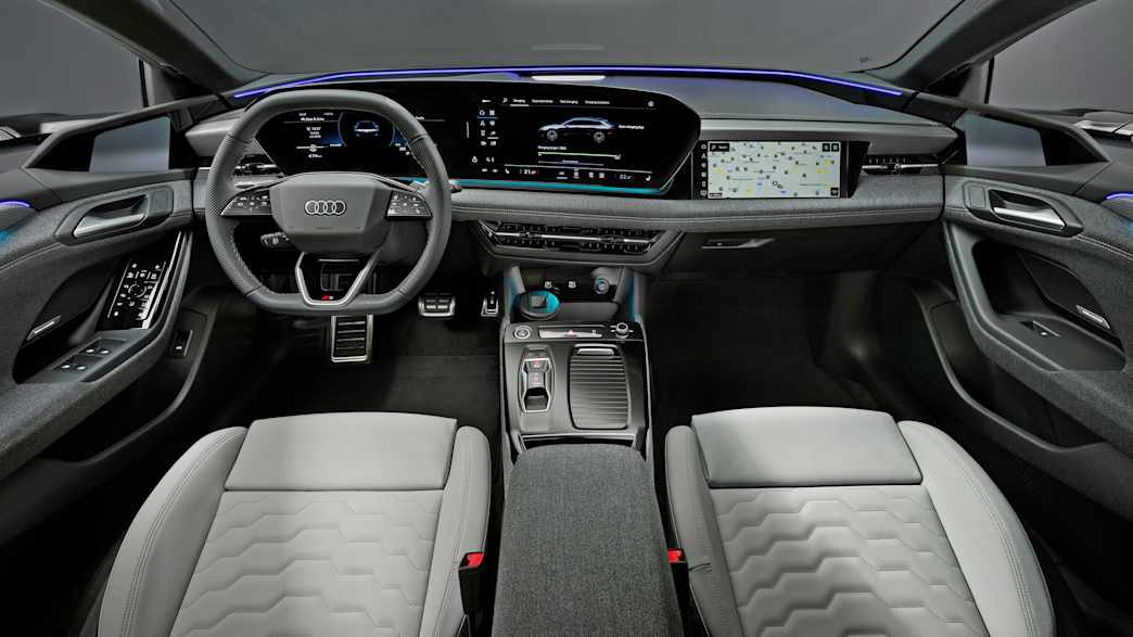Cockpit des Audi A6 e-tron