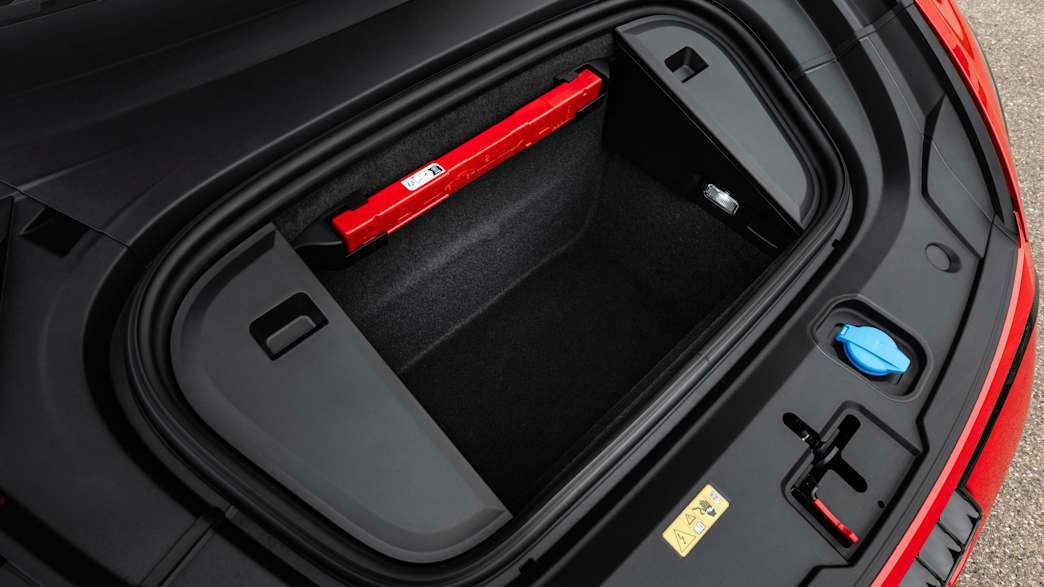 Frunk des Audi e-tron GT nach Facelift