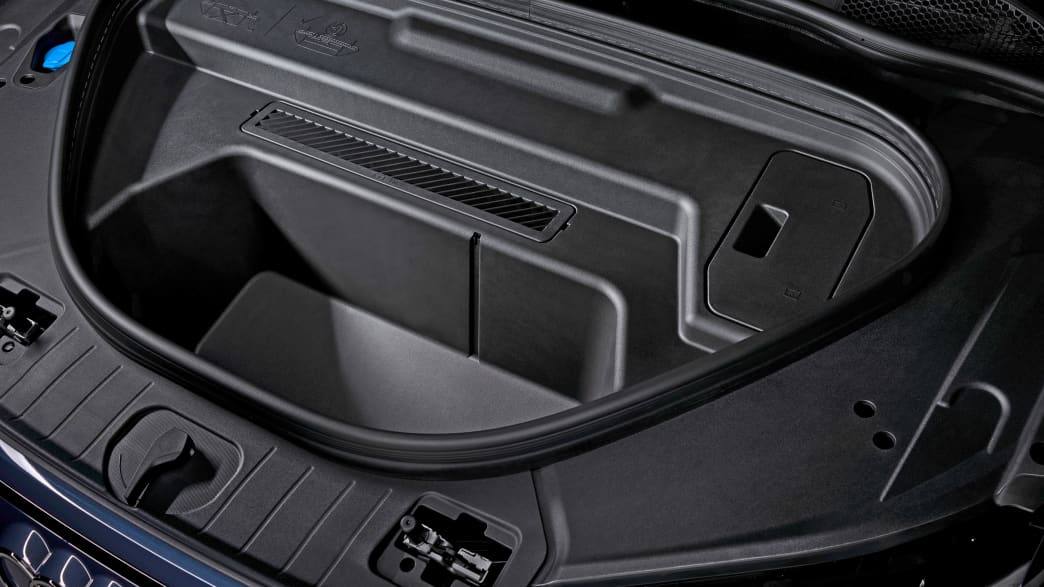 Motorraum des Audi Q6 e-tron