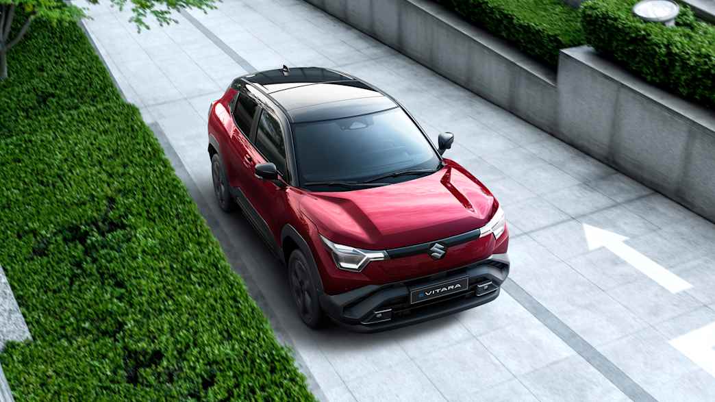 Blick auf den Suzuki eVitara