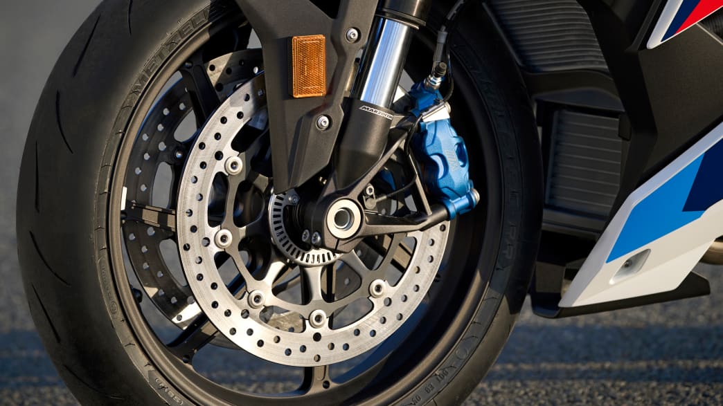 Das Vorderrad der BMW M 1000 R