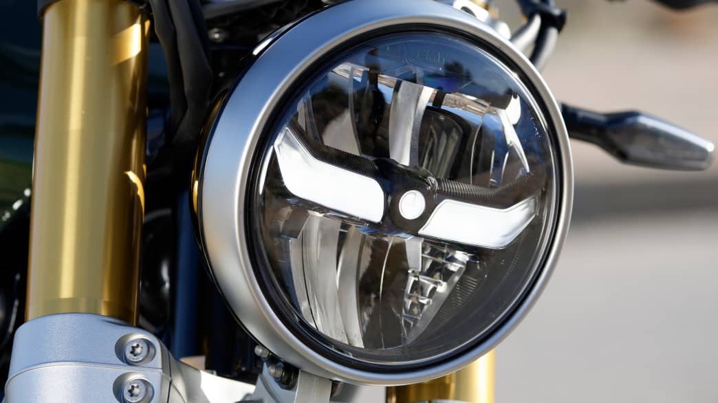 Scheinwerfer der BMW R 12 Nine T