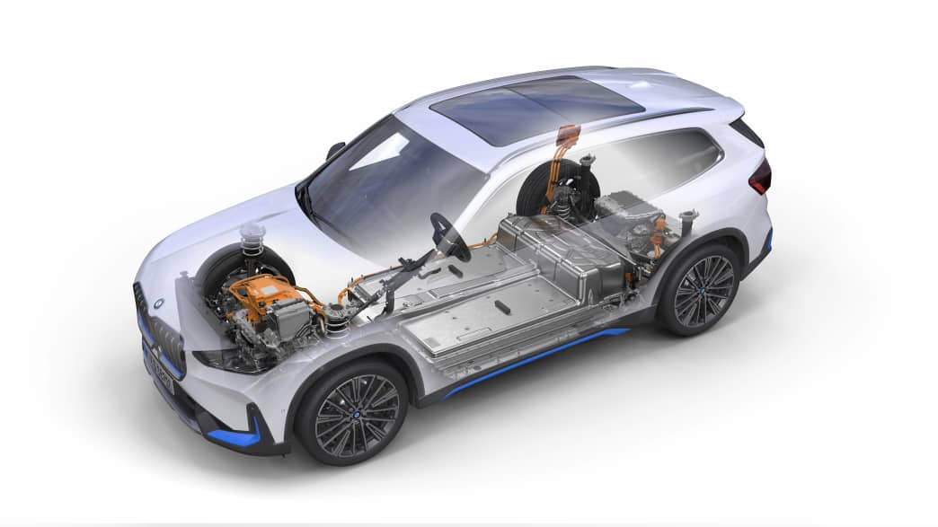 Renderring der Karosserie des neuen BMW X1 3. Generation