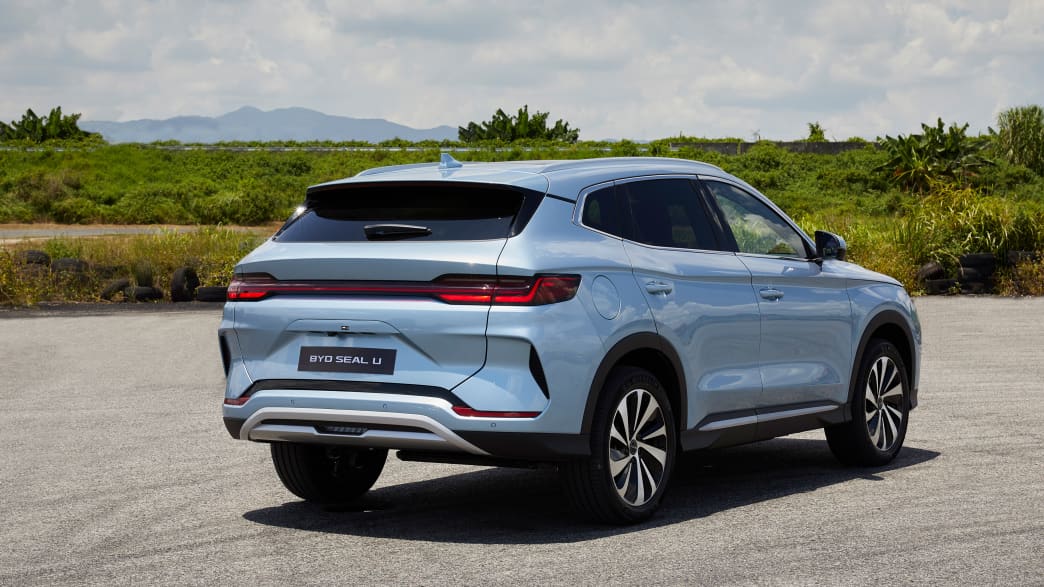 Heckansicht eines BYD Seal U