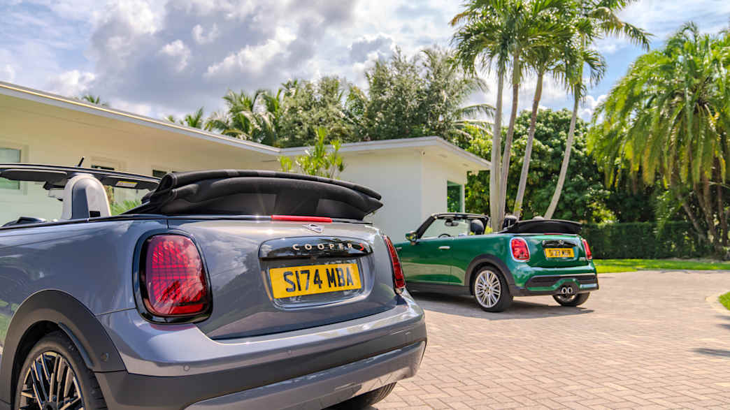 Ein Mini Cooper Cabriolet