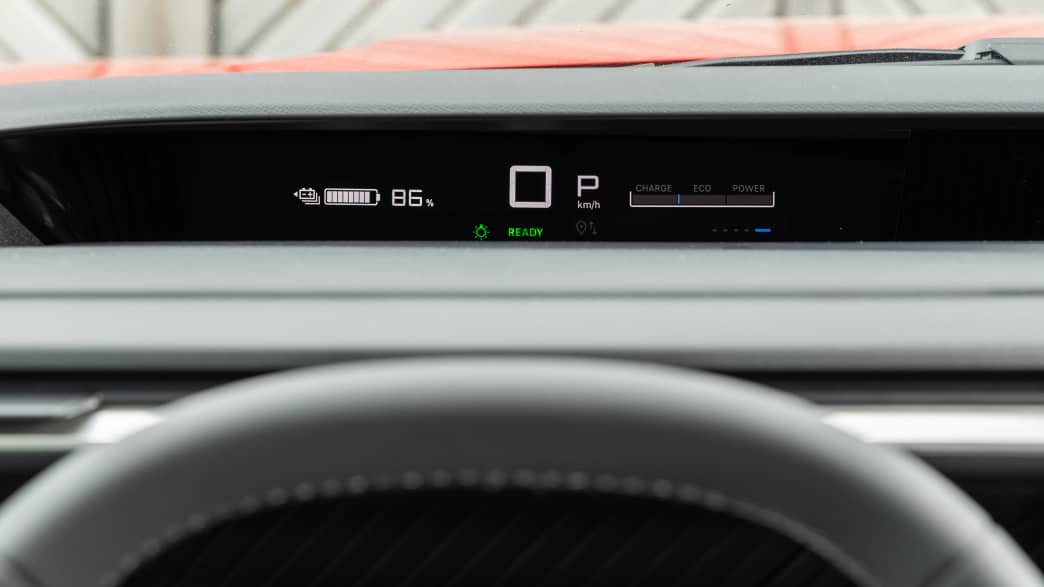 Anzeige im Citroen e-C3