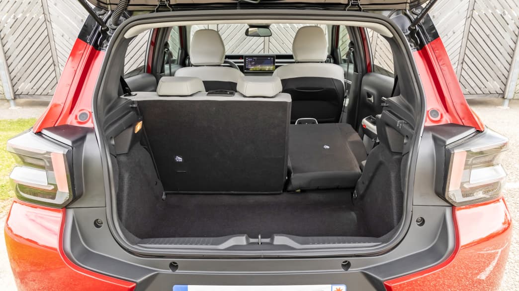 Kofferraum des Citroen e-C3