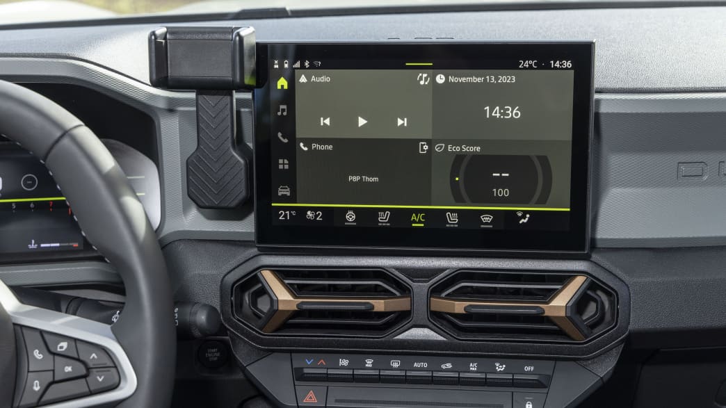 Display im Dacia Duster