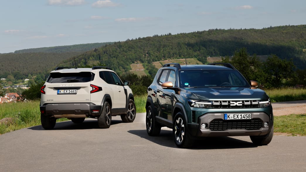 Aufnahme des Dacia Duster Hybrid