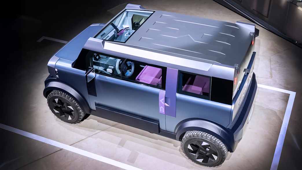 Draufsicht auf den Dacia Hipster Concept