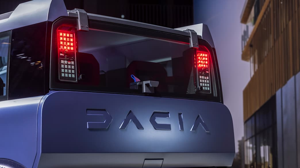 Heckdetail des Dacia Hipster Concept