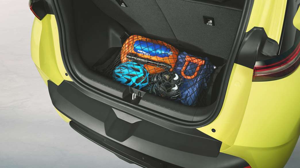 Blick in des Kofferraum des Dolphin Surf von BYD