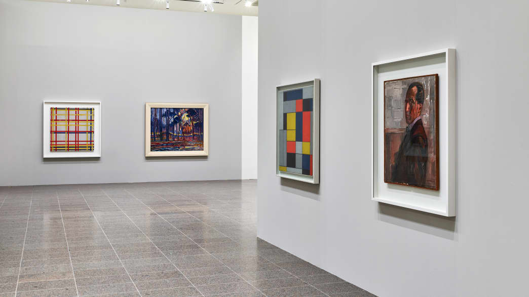 Gemälde des Künstlers Piet Mondrian in der Kunstsammlung NRW