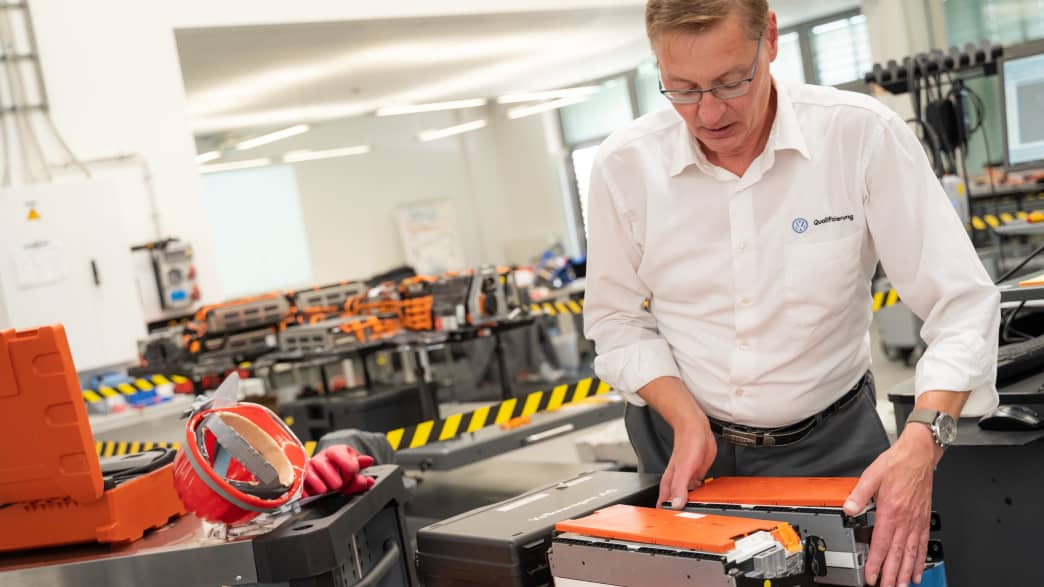 Zu Besuch in Erfurt bei Volkswagen im Qualifizierungszentrum
