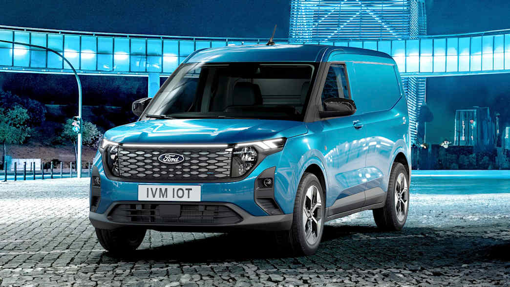 Aufnahme des Ford E-Transit
