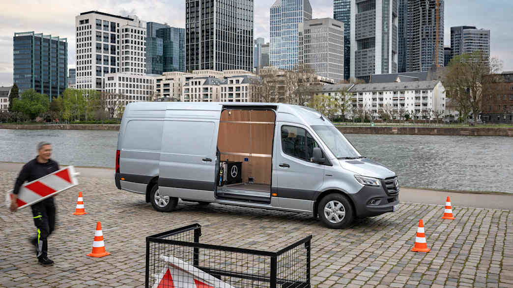 Der neue E-Transporter 2025 von Mercedes Benz 