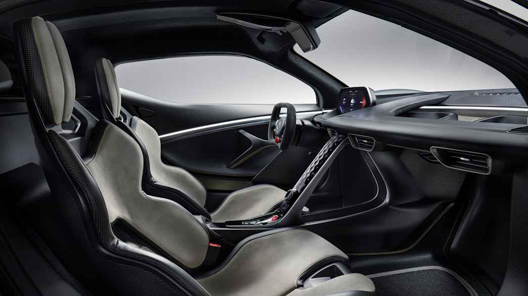 Die Cockpit des neuen Lotus Evija
