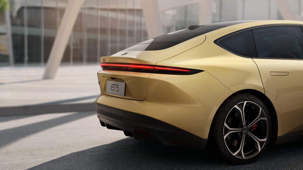 Das Heck im Detail des neuen Nio ET5