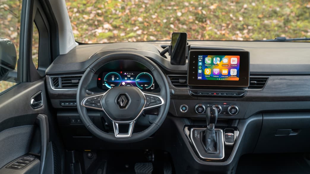 Renault Kangoo ETech Electric Detail vom Cockpit